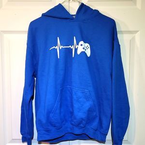 Heart Beat of A Gamer Pullover Hoodie